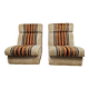 Pair of vintage fireside chairs 1970"