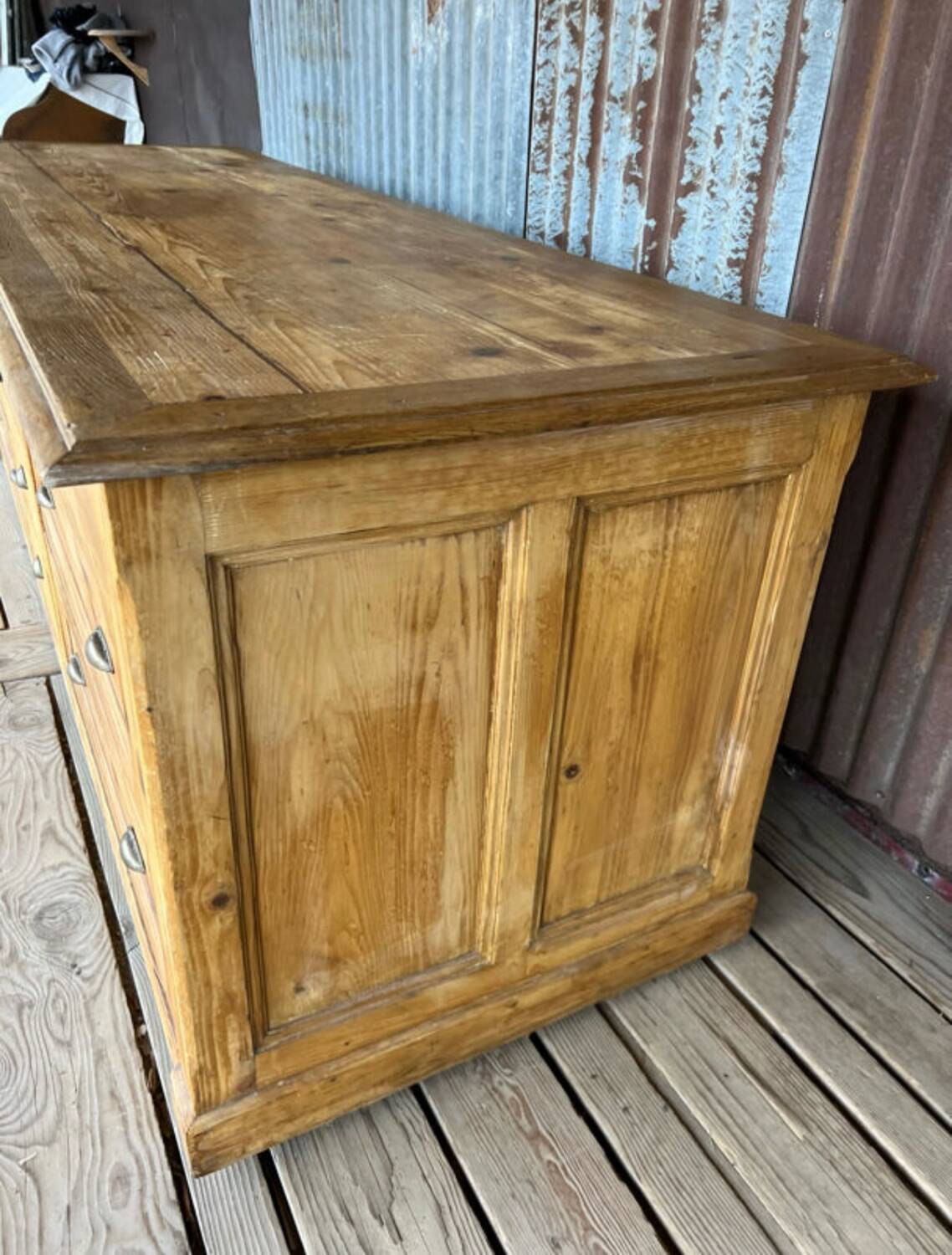 Former draper's counter