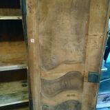 Old Bressane wardrobe in walnut and beech