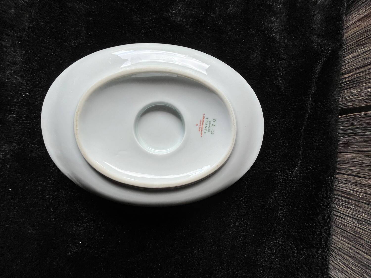 Limoges porcelain sauceboat