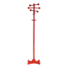 1970s Red wooden coat rack from Italy