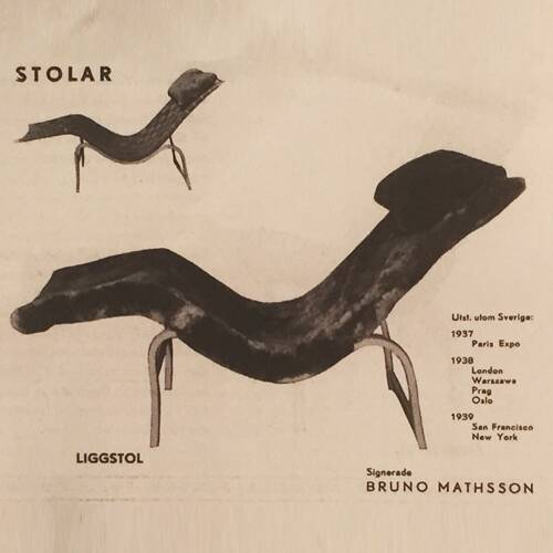 Model 36 lounge chair called "Pernilla" by Bruno Mathsson