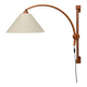 Danish teak wall lamp by Domus Denmark 1970s