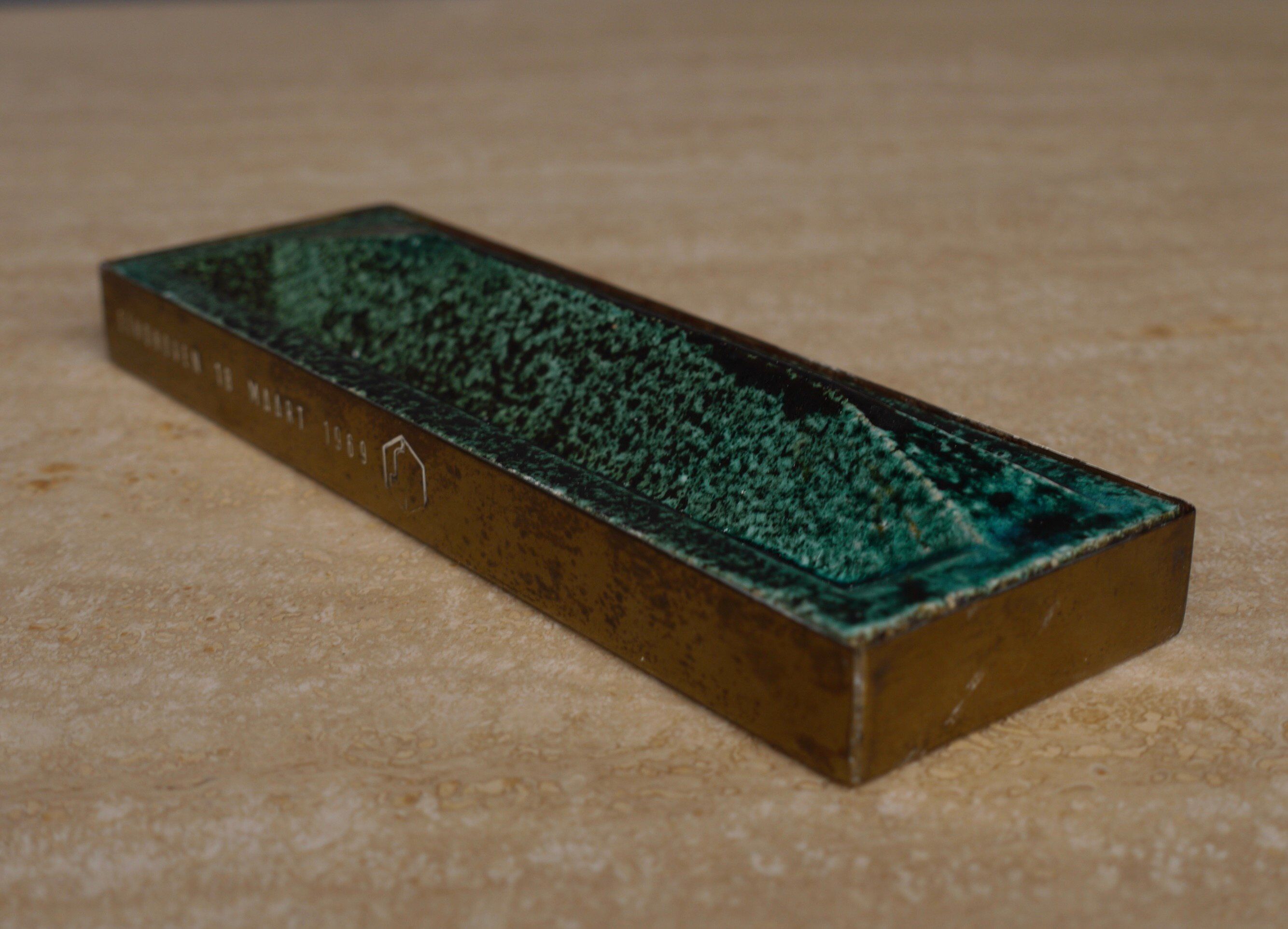 Ceramic Tile Pen Tray by Gio Ponti for Roma Ceramice, 1960s