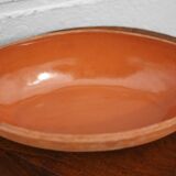 Plat en terre cuite forme poisson vintage, plat zoomorphe