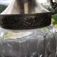 Pair of glass and silver metal ewers