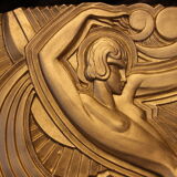 Art deco bas-relief folies bergères paris