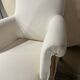 Fauteuil anglais en blanc