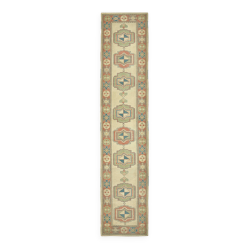 Tapis anatolien vintage turc 78 cm x 367 cm