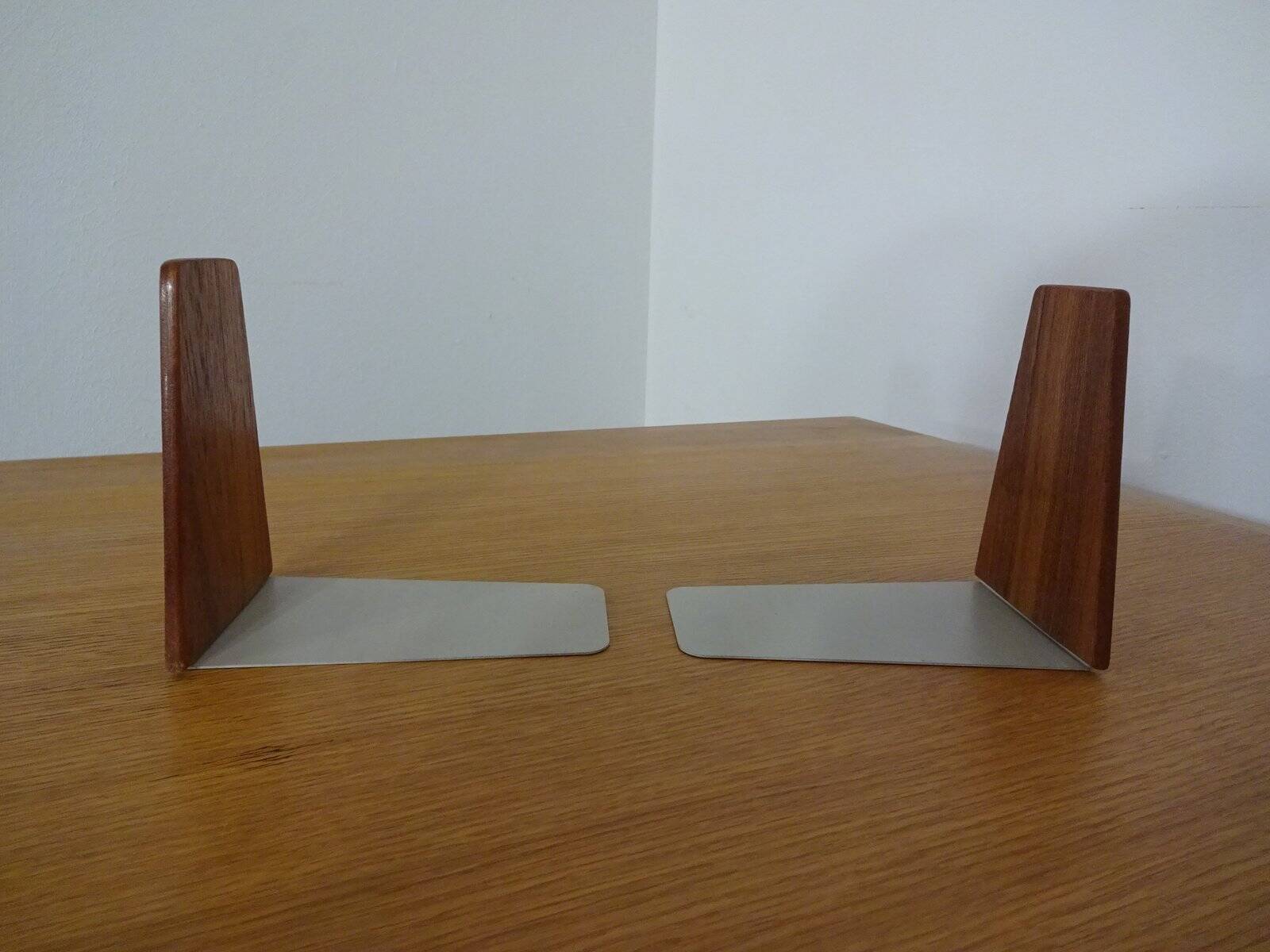 Danish Teak Bookends from Feldballes Møbelfabrik, 1960s, Set of 2