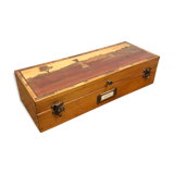 Large bamboo marquetry box