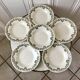 Set of 6 hollow earthenware plates New Givors model "RIta" 30s