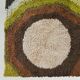1970s Gorgeous Space Age Luxury Rug by Desso with Original Label.