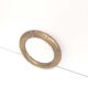 Miroir rond bois doré diamètre 24cm
