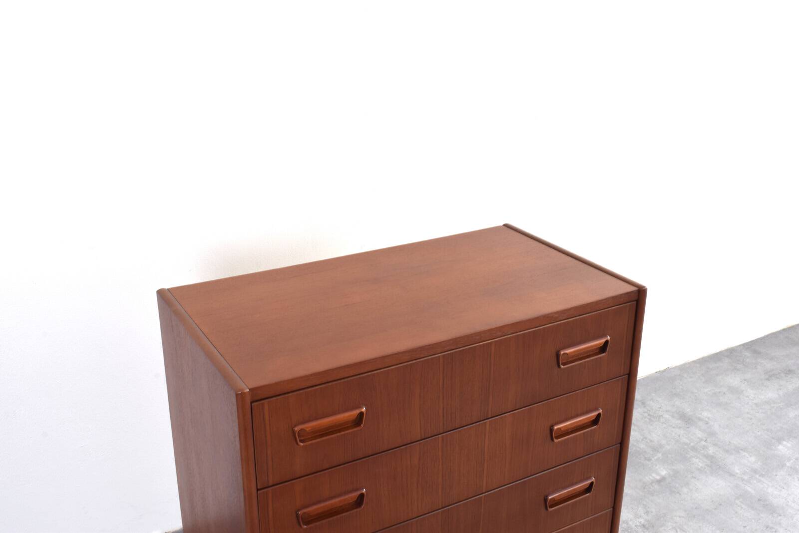 Danish teak chest of drawers from the 1960s.