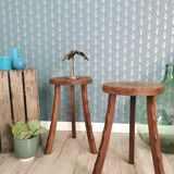 Pair of tripod stools