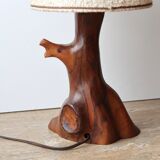 Olive wood monoxide lamp, 50s