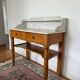 Dressing table in wood and marble