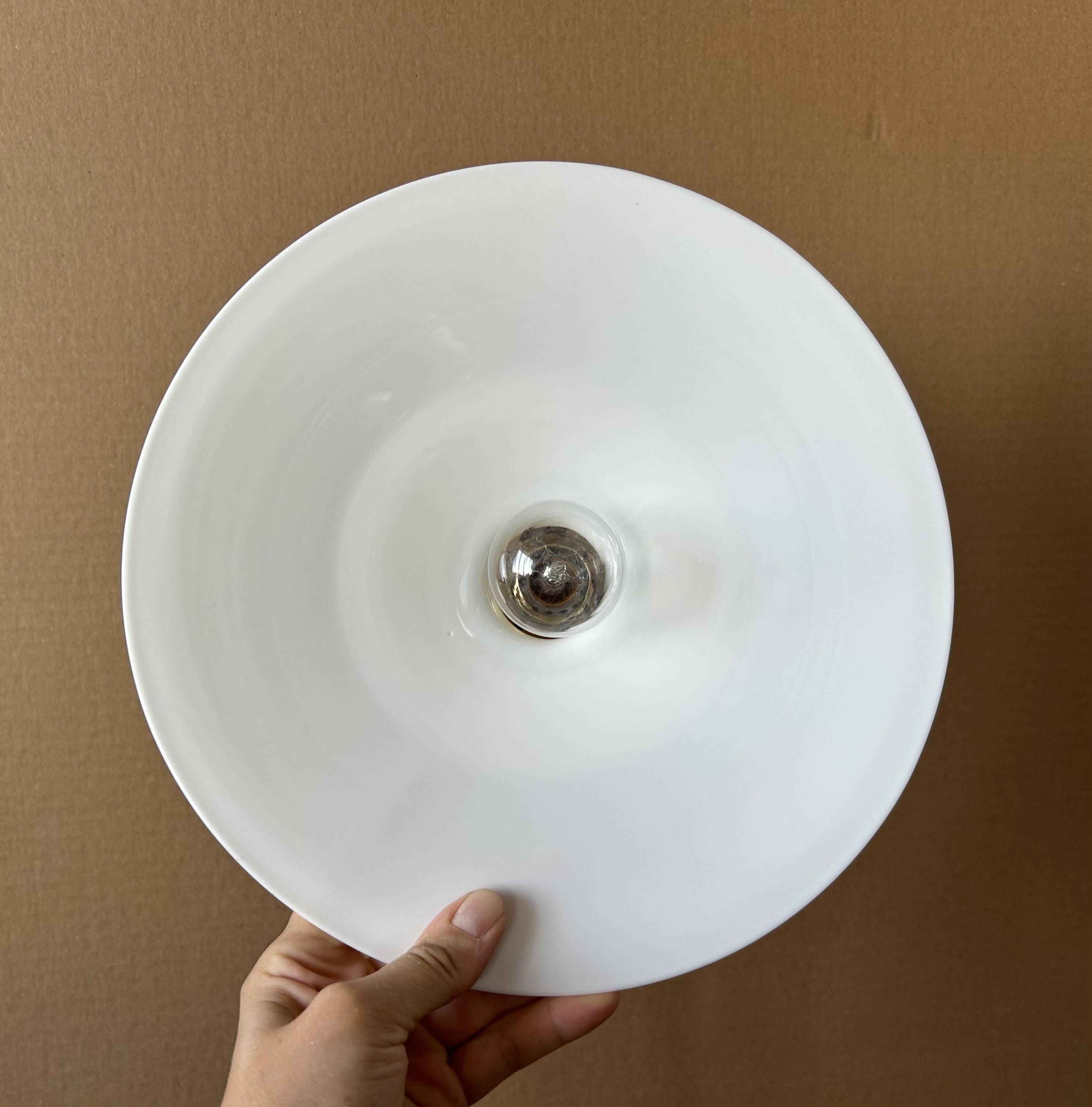 Antique opaline suspension D27cm