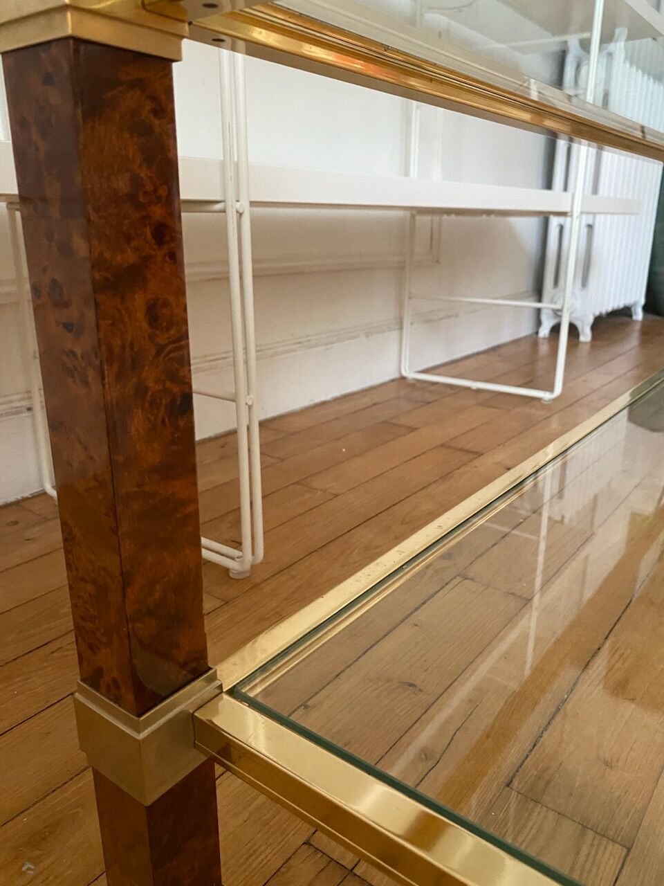 Table basse en verre Pierre Vandel