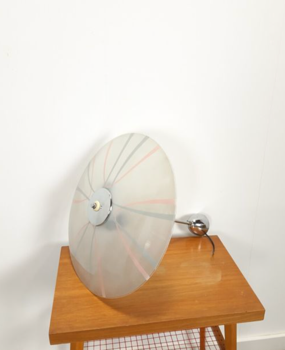 Suspension lamp vintage design glass Zukov