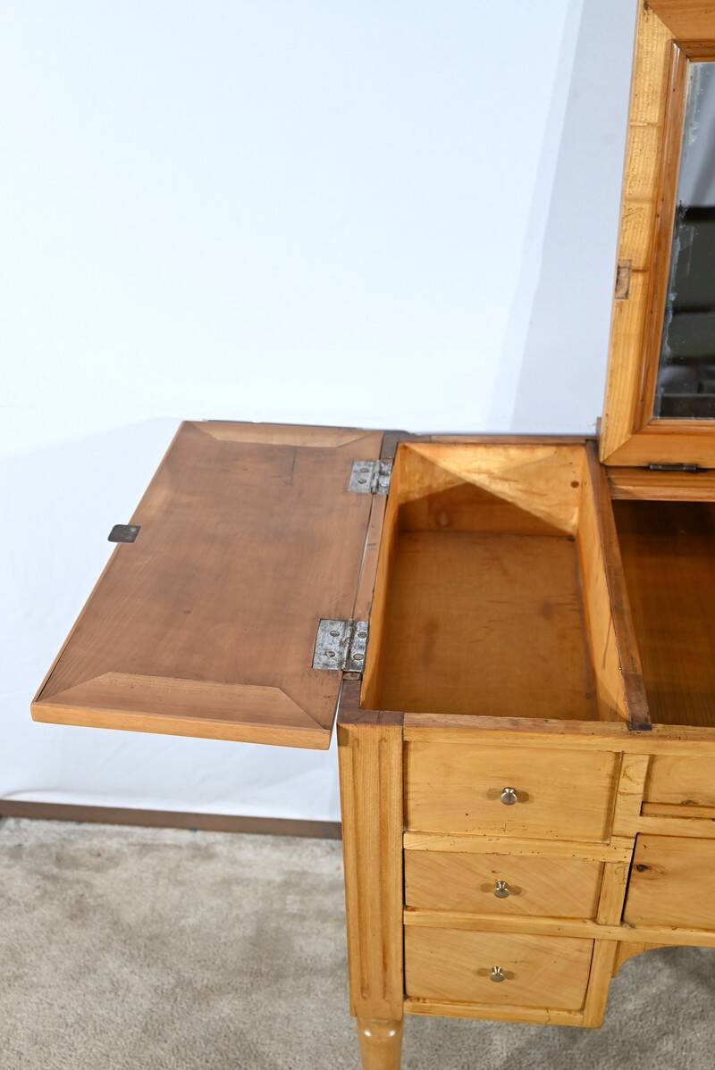Small Dressing Table in Solid Cherry, Louis XVI Period – Late 18th Century