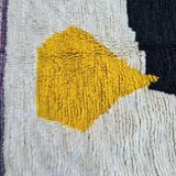 Authentic Moroccan wool rug handwoven, 250x150 cm