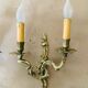 Louis XV style wall sconces in gilt bronze with undulating arms
