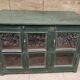 Ancien buffet vitré en teck birman