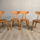 Lot of 4 chairs Edith vintage bistro