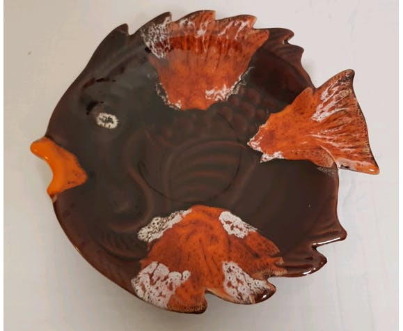 Empty pocket fish Vallauris 60's