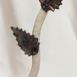 Polychrome beech wood sconces. Spain 1900