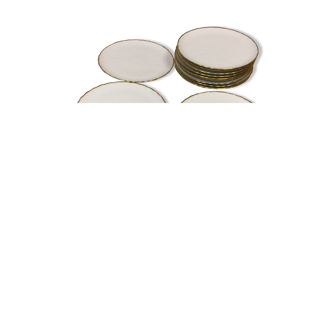 Dessert service Bernardaud Limoges model Verlaine