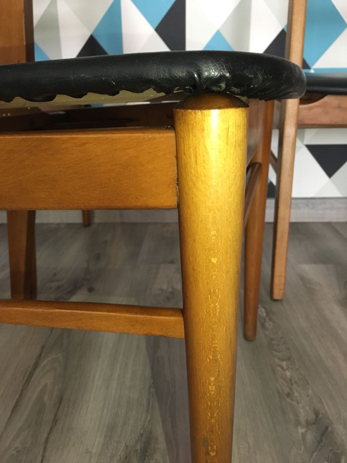 Set de 4 chaises scandinave vintage 1960