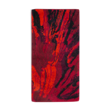 Red splash space age carpet