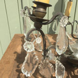 Lustre verre pampille