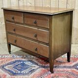 1930s English mahogany chest of drawers