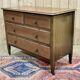 Commode anglaise en acajou des années 1930