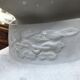 Man bust in square marble signed "F. Dezandes"