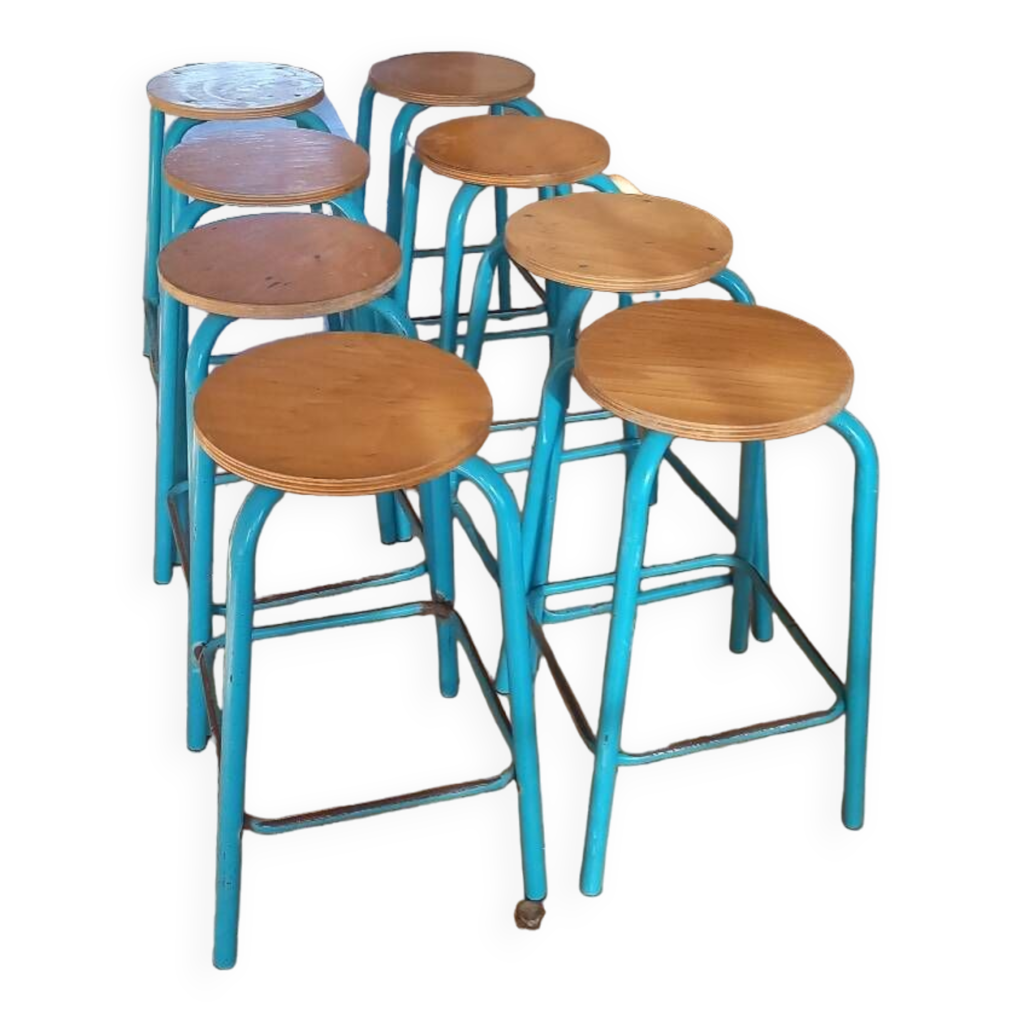 Set of 8 stools