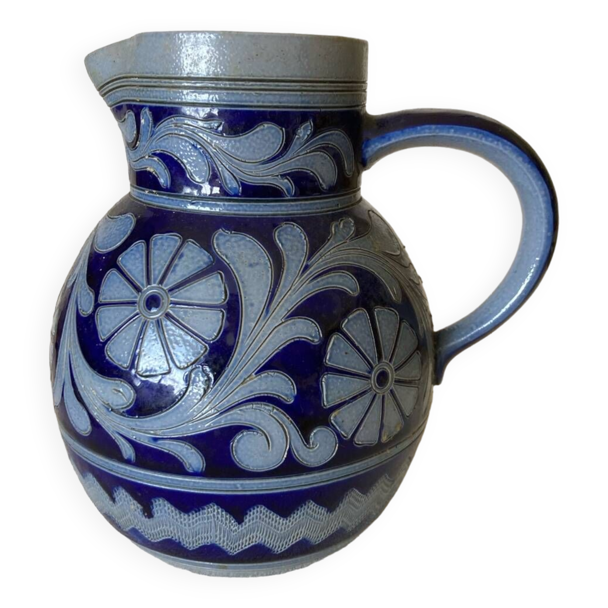 Pichet en grès d'Alsace Hubert Krumeich-Remmy Oberbetschdorf