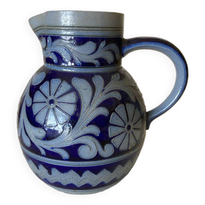 Pichet en grès d'Alsace - hubert