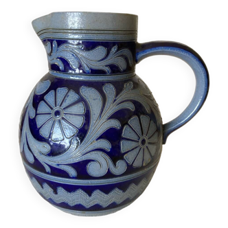 Alsace stoneware pitcher Hubert Krumeich-Remmy Oberbetschdorf