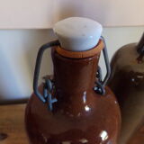 Lot of 3 bottles of varnished sandstone