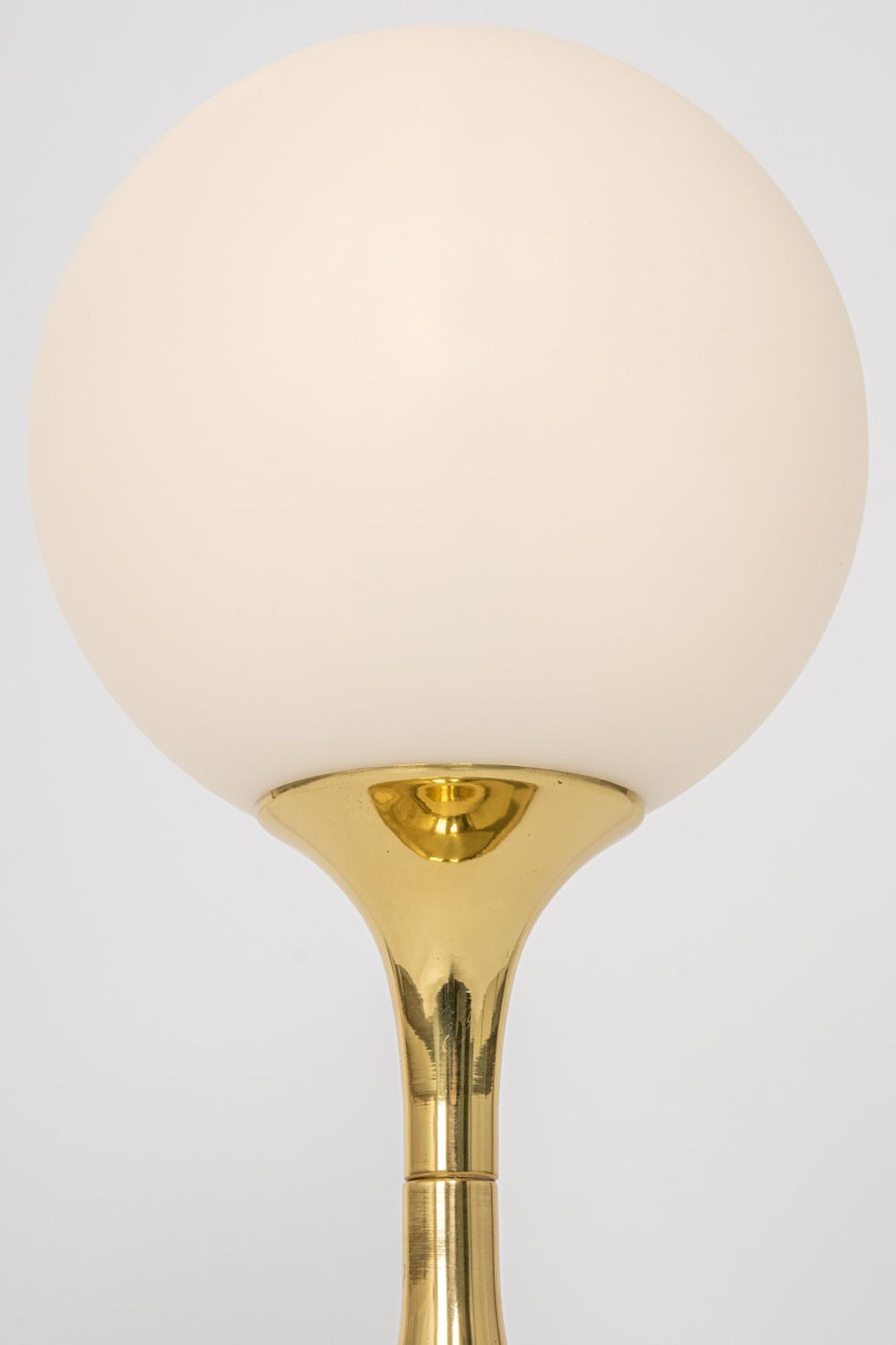 Brass table lamp by Max Bill for Temde Switzerland 1960s