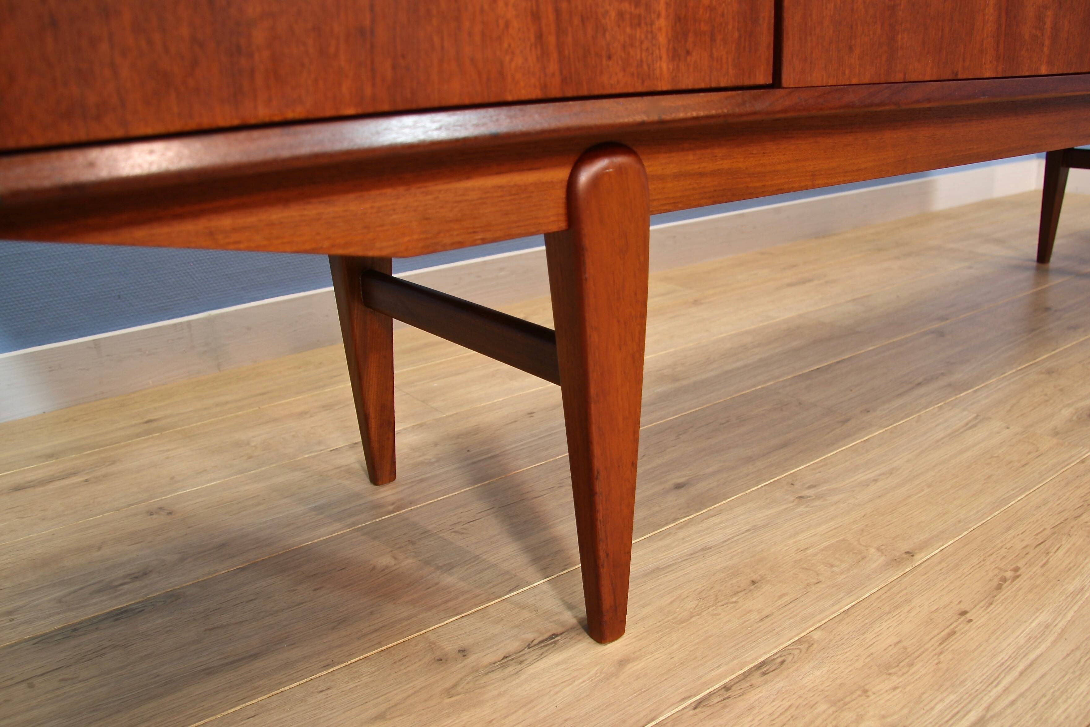 Rare Dutch sideboard in teak by Louis van Teeffelen for Wébé, 1960s