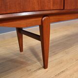 Rare Dutch sideboard in teak by Louis van Teeffelen for Wébé, 1960s