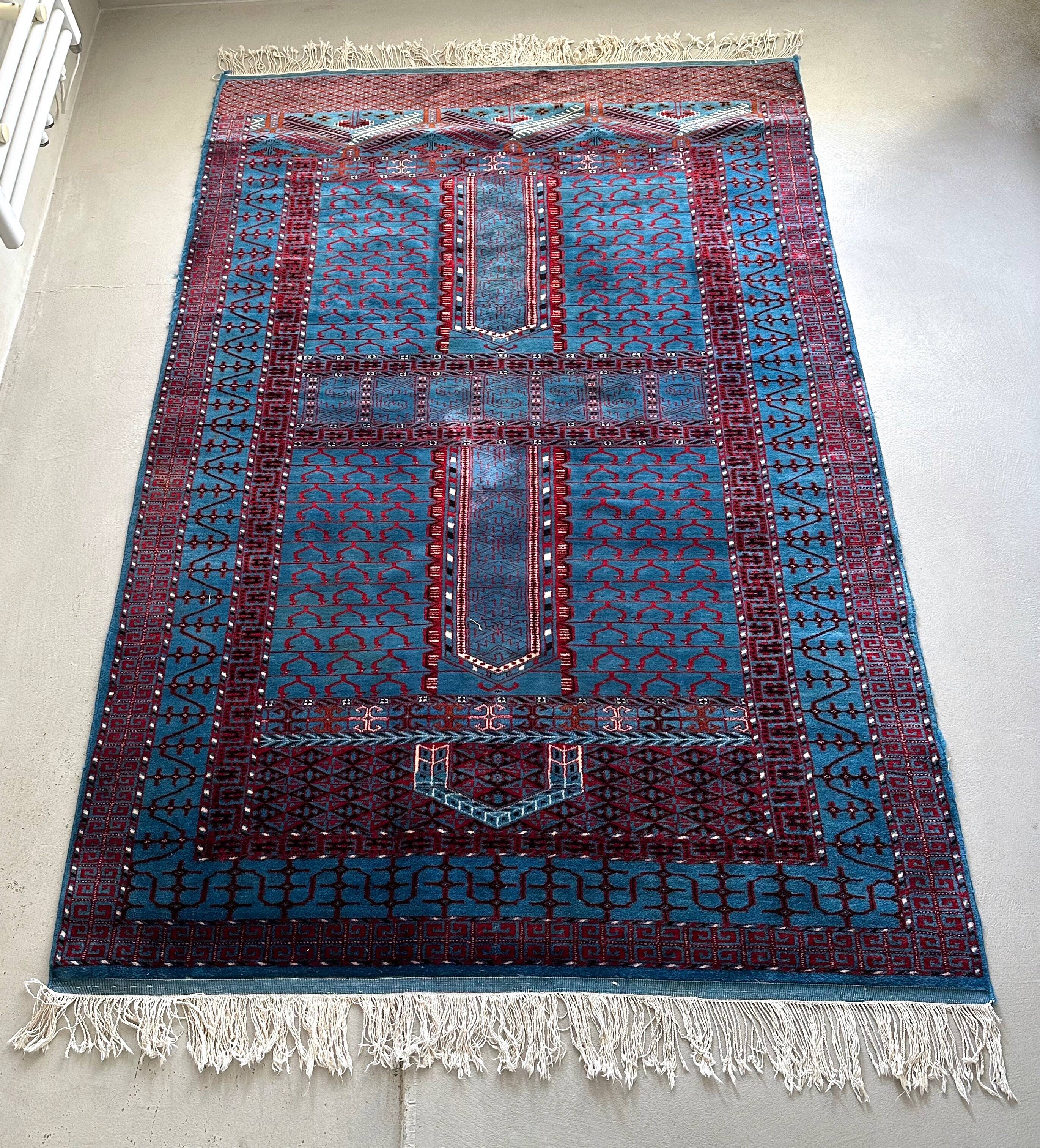 Vintage wool rug, Pakistan, oriental rug
