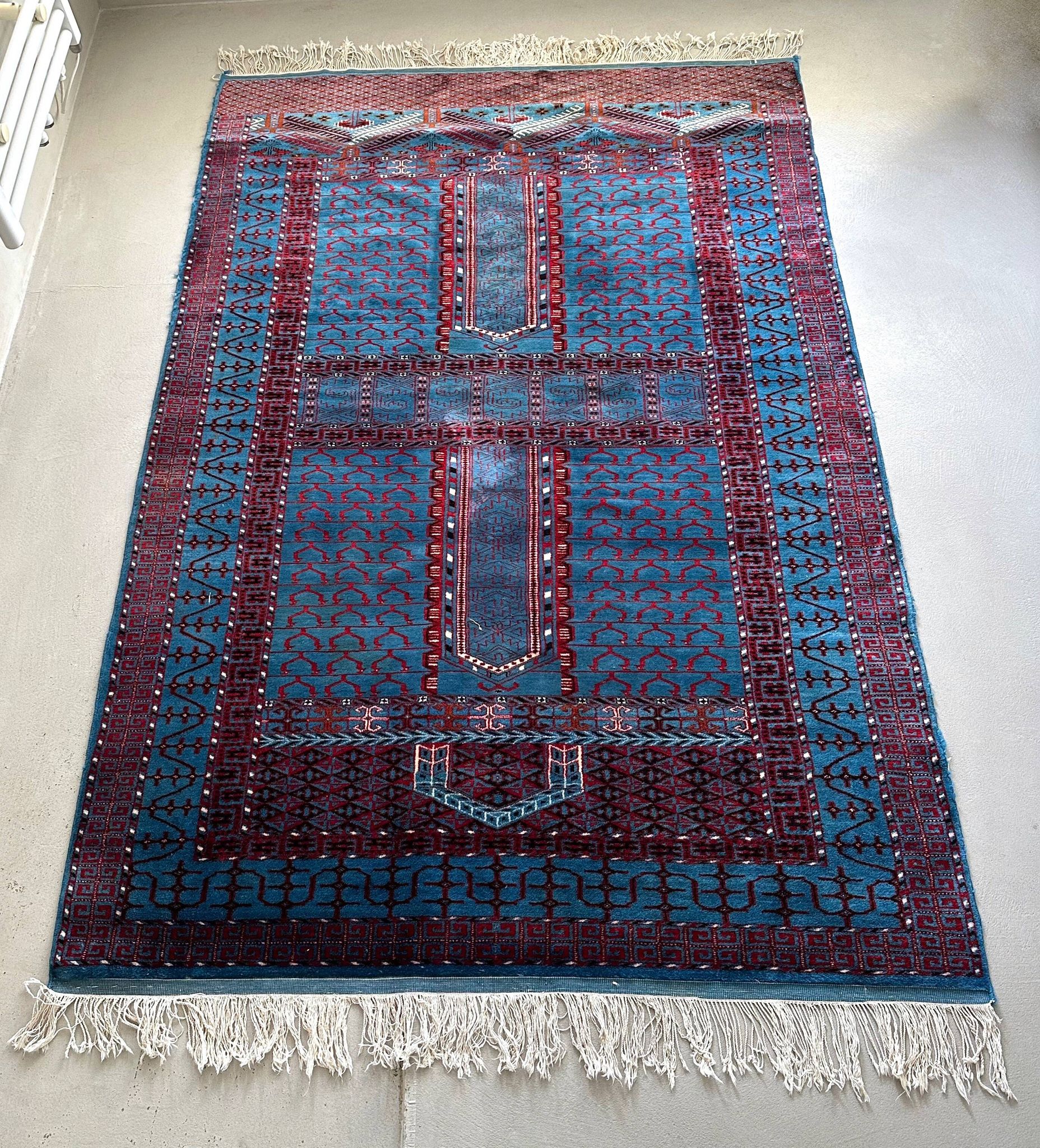 Tapis en laine vintage, Pakistan, tapis oriental