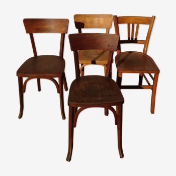 Suite de chaises bistrot Baumann